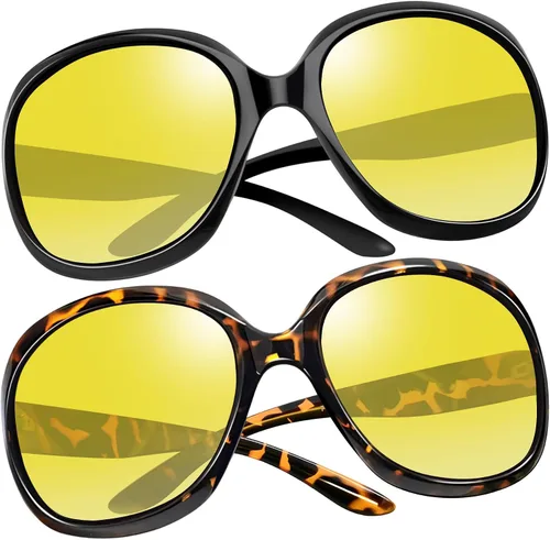 Vista 64 de Joopin Lentes de sol de gran tamaño para mujer, polarizados, grandes, para conducción, protección UV, grandes sombras