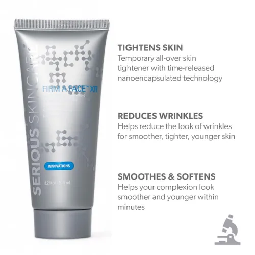 Vista 3 de Serious Skincare - Instant FIRM A FACE XR - Tensor facial temporal - Firme invisiblemente, levanta y suaviza el aspecto de líneas finas, arrugas