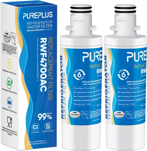 Vista 9 de PUREPLUS ADQ747935 Certificado NSF 53&42 Repuesto para LT1000P LT1000 Kenmore Elite 9980 LT1000PC, MDJ64844601 ADQ74793501, LMXS28626S, LFXS26973S
