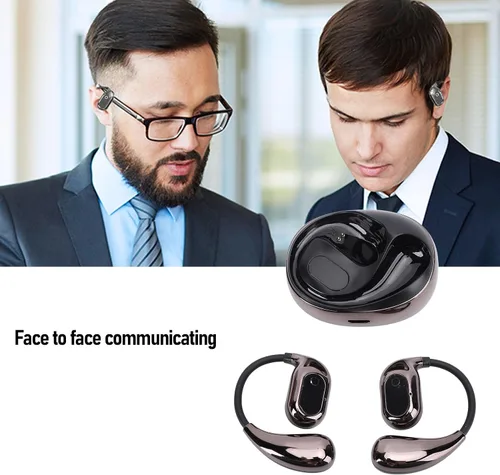 Vista 6 de Auriculares de traductor de idiomas, XG99 Auriculares de traducción Bluetooth para 80 idiomas y 97% de precisión, 4 modos de traducción, auriculares