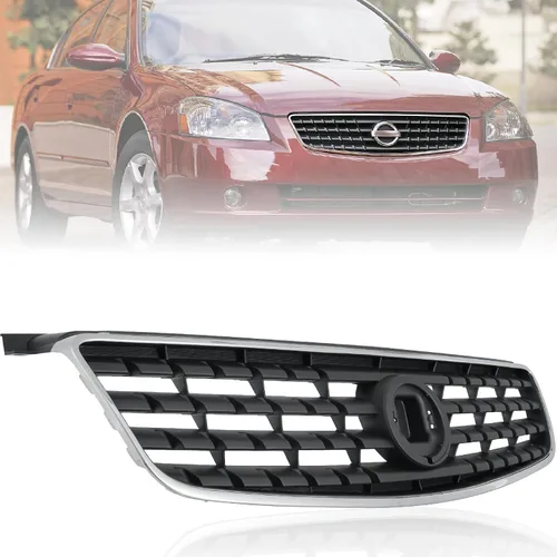 Vista 12 de CarPartsDepot Parrilla Rejilla Compatible con Nissan Altima (2002-2004 Altima de 4 Puertas)