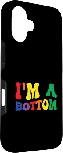 Vista 3 de Funny Gay Pride Rainbow Flag I'm A Bottom Case for iPhone 16
