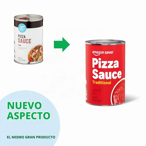 Vista 4 de Amazon Saver, Salsa de pizza tradicional, 15 onzas