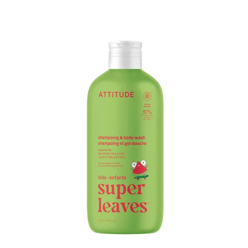 Vista 8 de ATTITUDE Champú y gel de baño para niños, limpiador de cabello y cuerpo verificado por EWG, jabón dermatológicamente probado, productos de baño a