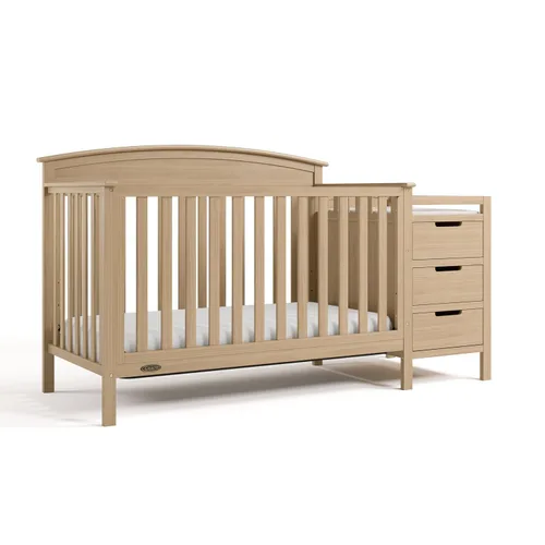 Vista 30 de Graco Benton - Cuna convertible 5 en 1 con cajón, certificado GREENGUARD Gold, se convierte de cuna de bebé a cama infantil, sofá cama y cama