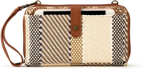 Vista 15 de Sakroots Artist Circle - Cartera/Brazalete grande para teléfono celular Aqua World