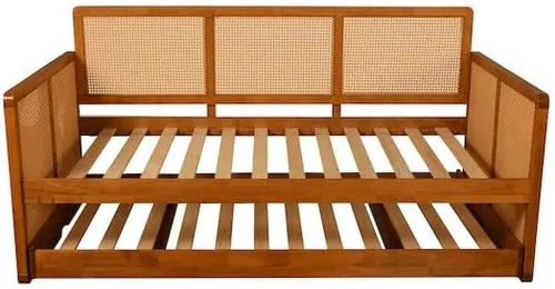 Vista 5 de Kodiak - Sofá cama con colchón incluido, cama multifuncional para sala de estar, dormitorio o habitación de invitados Negro