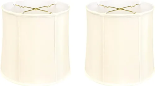 Vista 11 de Royal Designs, Inc. BSO-719-10BG pantalla para lámpara resistente básica con forma de tambo, 9 x 10 x 10 pulgadas, Beige
