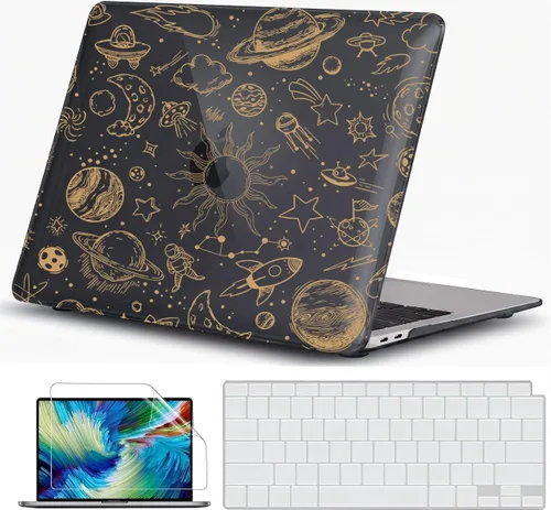 Vista 20 de GVTECH Funda para MacBook Air de 13 pulgadas (2010-2017) A1369 A1466 carcasa rígida de plástico, carcasa negra