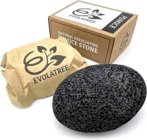 Vista 5 de Evolatree Piedra pómez volcánica natural para pies – Removedor de callos suave ecológico y depurador de pies para una piel suave, diseñado en Canadá