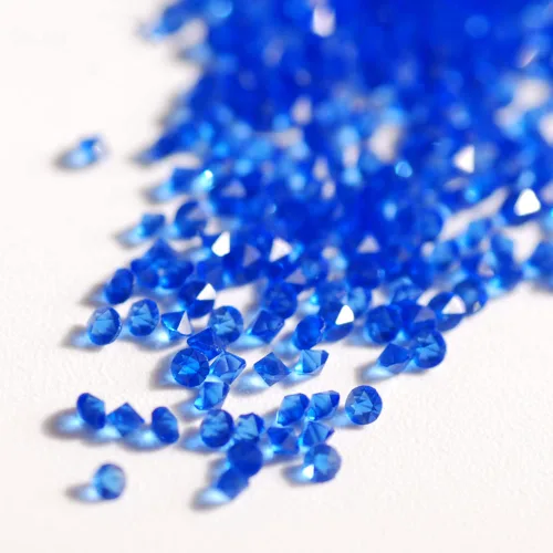 Vista 9 de 5000 cuentas de diamantes de imitación de cristal de diamante ultra mini de 0.044 pulgadas con parte trasera plana, cristales iridiscentes, brillo