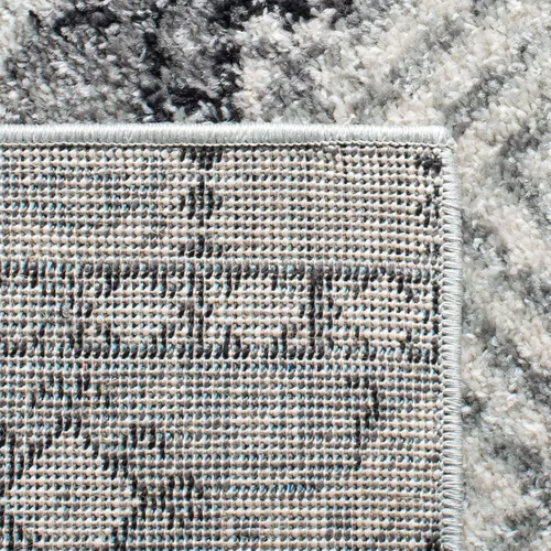 Vista 6 de SAFAVIEH Madison Collection - Alfombra decorativa de 2 pies 3 pulgadas x 4 pies, color carbón y gris, diseño bohemio chic, no desprende pelusa
