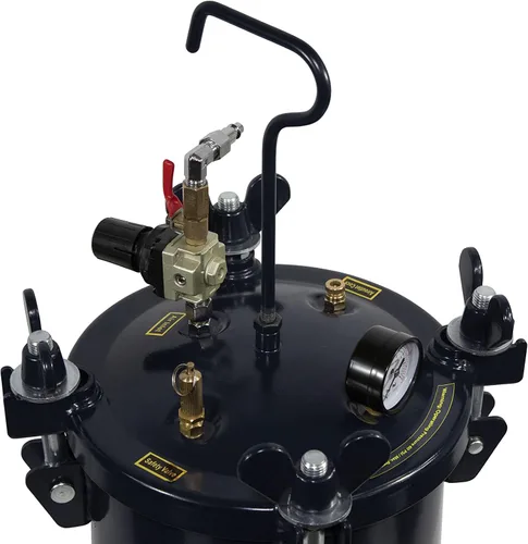 Vista 3 de CALIFORNIA AIR TOOLS 255C - Olla a presión de 2.5 galones para fundición, azul y compresor de aire portátil ligero y silencioso CAT-1P1060S