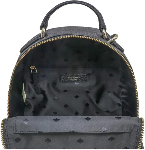 Vista 3 de Kate Spade New York Jackson - Mochila de piel (tamaño mediano), color negro