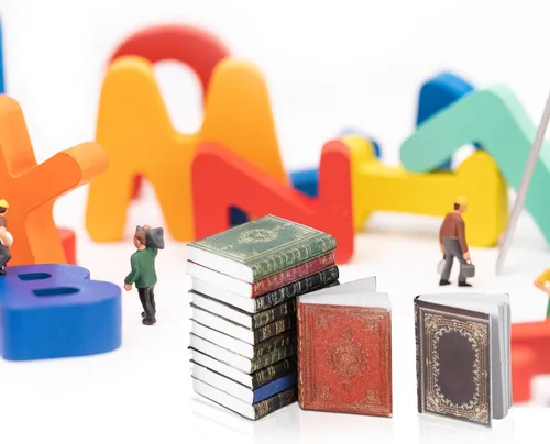 Vista 7 de 51 libros en miniatura, libros en miniatura a escala 1:12 para casa