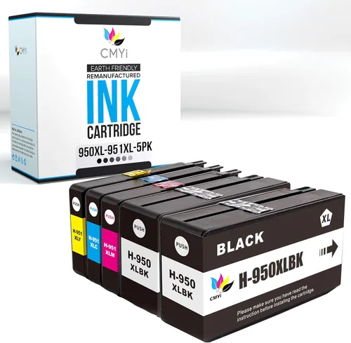 Vista 16 de 950XL - Cartucho de tinta de repuesto negro para HP Officejet Pro 251dw, 276dw MFP, 8100 - N811a, 8600, 8600 Plus, 8600 Premium, 8610, 8615, 8616