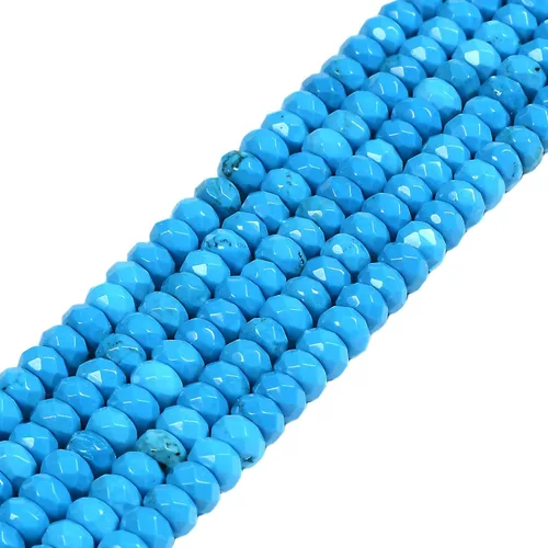 Vista 13 de 7 chakras piedras preciosas de 0.236 in de piedras preciosas facetadas Rondelle sueltas cuentas para hacer joyas DIY cuentas de 16 pulgadas