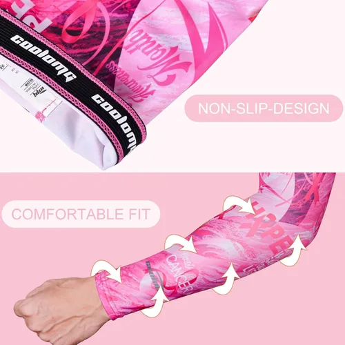 Vista 3 de COOLOMG Basketball Compression Arm Sleeves for Baseball Football Volleyball Sports Youth Kids Adult