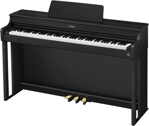 Vista 2 de Casio AP-300 CELVIANO - Piano digital de 88 teclas, paquete negro con banco de muebles, auriculares, libro de instrucciones, DVD instructivo