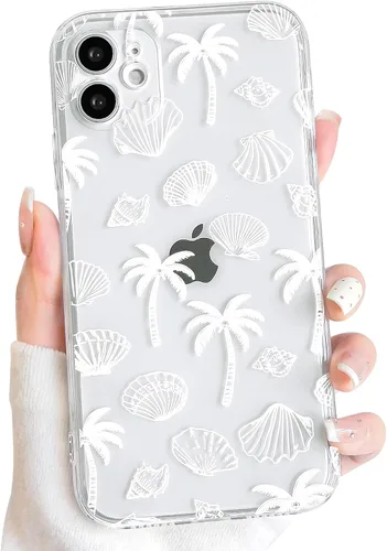 Vista 140 de NITITOP Funda para iPhone 13 Clear Sea Animal - Pez negro Pescado Negro