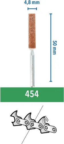 Vista 3 de Dremel 26150454JA Broca para afilar cadenas de sierra ø 0.189 in 3 piezas