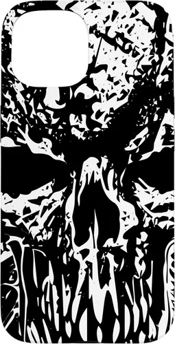 Vista 6 de Grindcore Occult Horror Skull Art Death Metal Thrash Metal Case for iPhone 16