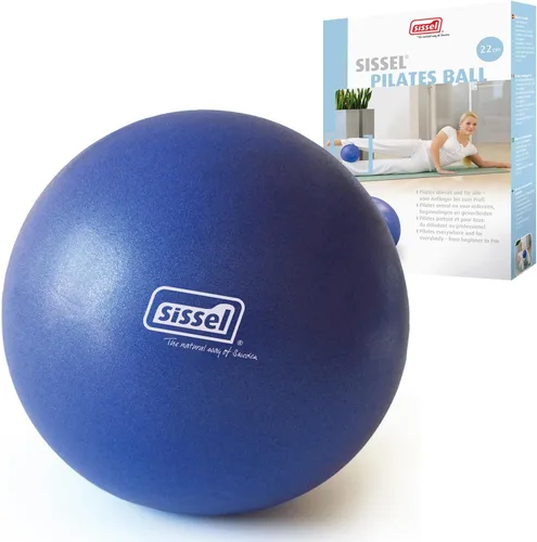 Vista 10 de SISSEL Pilates Soft Ball Gray 8.5 in Phthalate- & Latex-Free PVC for Deep Relaxation & Muscle Strengthening 340 lbs Capacity Includes