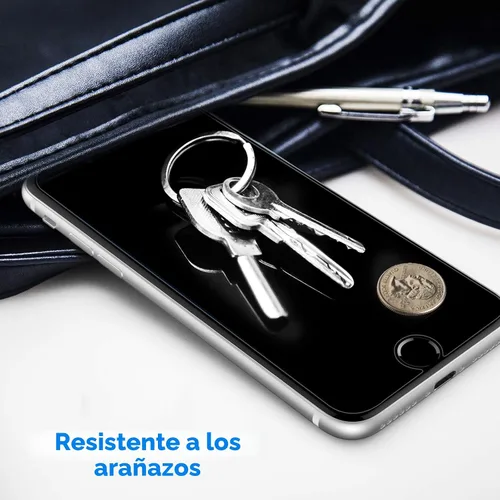 Vista 5 de JETech Protector de pantalla para iPhone SE 3/2 (edición 2022/2020), 4.7 pulgadas, película de vidrio templado, paquete de 3