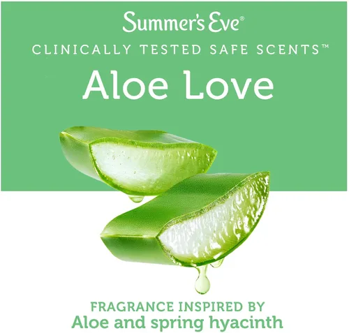 Vista 2 de Summer's Eve Aloe Love Gentle - Lavado diario femenino, elimina el olor, pH equilibrado, 15 onzas líquidas (paquete de 1)
