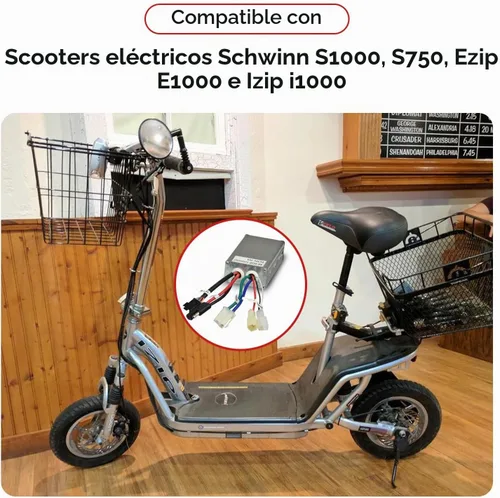 Vista 6 de Currie Controlador de 36 voltios y 30 amperios - con conector de acelerador de 5 pines para scooters eléctricos Schwinn S1000, S750, Ezip E1000 e