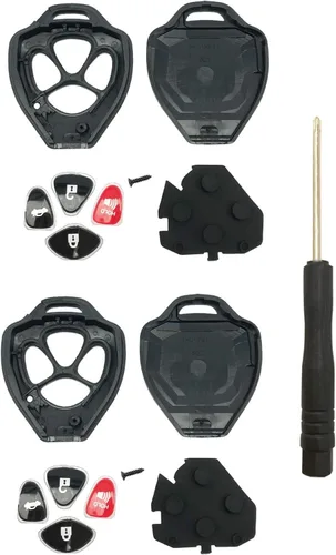 Vista 4 de No Cutting 4 Button Replacement Key Fob Cover Shell fits for Toyota Scion TC RAV4 2008-2013 Avalon 2007-2011 Camry 2008-2013 Corolla 2009-2014 Venza