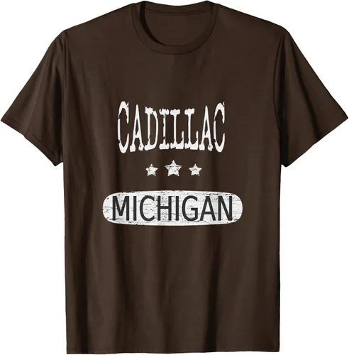 Vista 8 de Vintage Cadillac Michigan Camiseta