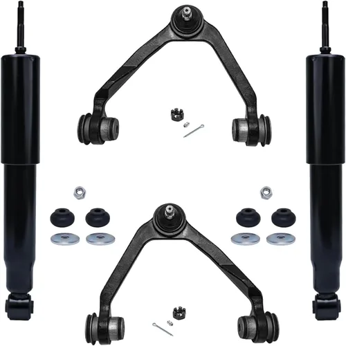 Vista 130 de Detroit Axle - Barras estabilizadoras de brazos de control delanteros 4WD para Ford 2005-2008 F-150 Lincoln Mark LT, 2 brazos de control superiores