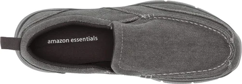 Vista 5 de Tienda Essentials Mocasines de lona para hombre color gris 105