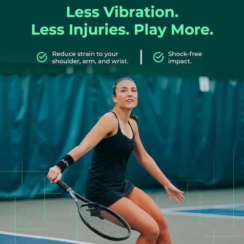 Vista 5 de ADV Tennis Amortiguador con tacto personalizado, paquete de 3, amortiguador de raqueta para reducir la vibración, aliviar los síntomas de lesiones