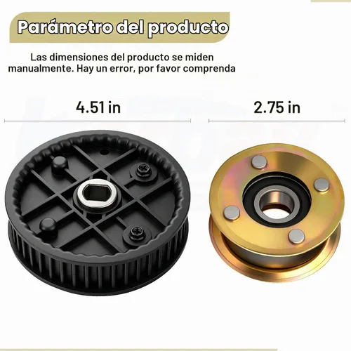 Vista 2 de 131-4529 Polea/Correa 120-3335/Piñón 121-9100 para Toro 30" Time Master