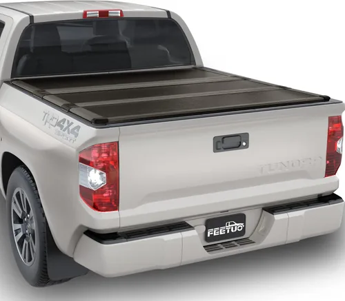 Vista 19 de FRP Cubierta rígida de tres pliegues para cama de camioneta para 2015-2025 Chevy Colorado/GMC Canyon, cama de 6.2 pies (74")