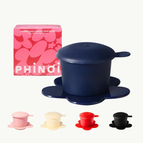 Vista 14 de [Regalo] Filtro Phin vietnamita, gotero de café reutilizable de plástico para verter sobre café, filtro de café de una sola taza con diseño