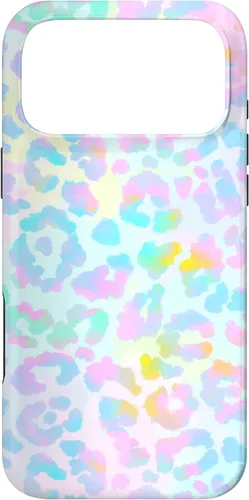 Vista 22 de Colorido lindo arco iris Tie Dye sirena Boho Leopard caso para iPhone 17