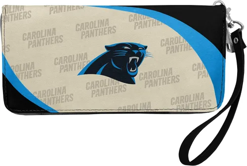 Vista 13 de Cartera organizadora NFL de cierre curvo, negro Pittsburgh Steelers