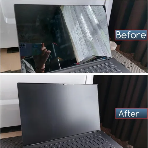 Vista 9 de KEANBOLL Paquete de 3 protectores de pantalla táctil 2 en 1 diseñados para HP OmniBook X Flip x360 de 14 pulgadas 2 en 1 (14 fk/fm0000)