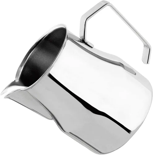 Vista 5 de VIA CREMA Stainless Steel Milk Frother Jug For Coffee Machine, Milk Frothing Pitcher