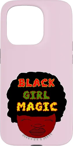 Vista 14 de Funda mágica para iPhone 12 mini niña negra