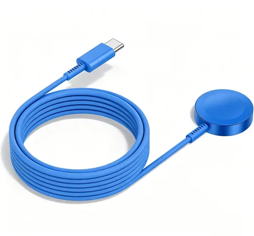 Vista 16 de Cargador de Apple Watch mejorado, cargador rápido magnético, adaptador de enchufe USB C con cable de carga rápida inalámbrico portátil de 3 pies