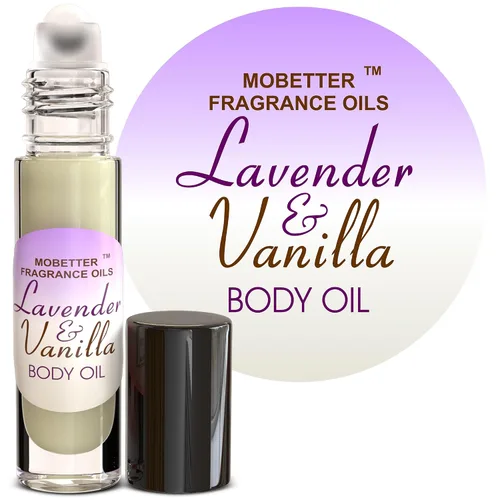 Vista 2 de MOBETTER FRAGRANCE OILS Aceite corporal de perfume de lavanda y vainilla unisex