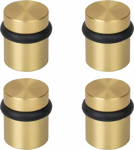 Vista 51 de Mega Handles Tope de Puerta de Piso, Tope Negro de Instalación Rápida Protector de Pared, Protectores de Pared contra Pomos de Puerta, Tope