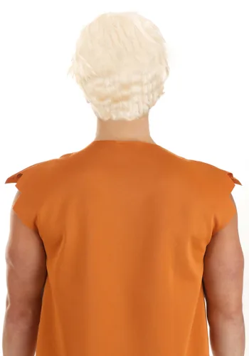 Vista 2 de Peluca de Disfraz para Hombre Barney Rubble de Los Picapiedra Multicolor