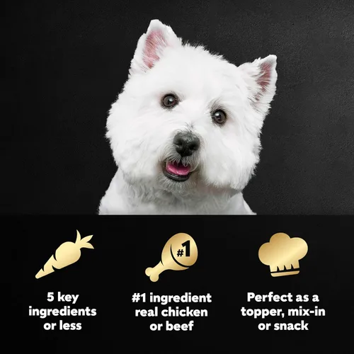 Vista 2 de CESAR SIMPLY CRAFTED - Alimento húmedo suave para perros adultos, paquete variado de pollo, zanahorias, patatas y guisantes y carne de res, pollo