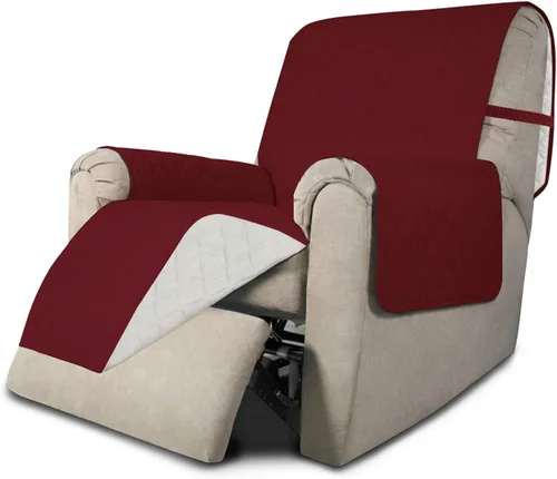 Vista 332 de Easy-Going - Funda reversible para sofá, resistente al agua, con varillas de espuma y correas elásticas, protector de muebles para mascotas y perros