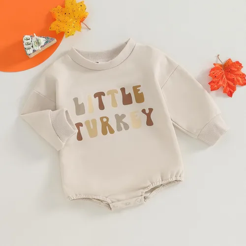 Vista 3 de FYBITBO Traje de Navidad para bebé niña y niño, sudadera de Papá Noel, enterizo, suéter para mi primera Navidad, otoño e invierno